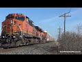 bnsf 609 leads cpkc 135 on the windsor sub