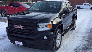 2018 GMC Canyon 4WD Crew Cab V6 SLE  Nightfall Edition Spray On Liner Black Oshawa ON Stock #180463