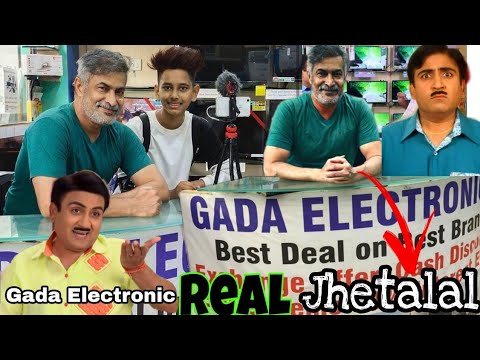 Jethalal Shop Gada Electronics Vlog | Real Jethalal |Tarak Mehta Ka ...