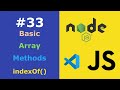JavaScript for Beginners #33 indexOf() Method for Arrays