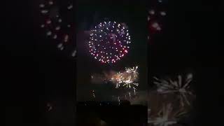 今夜のジブリパークでの花火🎇