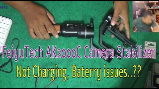 FeiyuTech AK2000C Camera Stabilize not Charging, cannot turn on