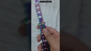 New 🌈 Rainbow Colour Balisong Trainer