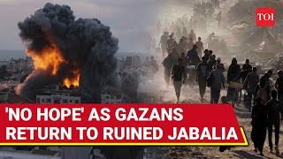 Palestinians Panic In Jabalia: Trump's Gaza Takeover Plan Sparks Desperation \u0026 Uncertainty