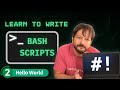 How To Write Bash Scripts In Linux - Complete Guide (Part 2 - Hello World)
