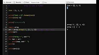 Array vs List in Python Important Interview Question