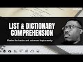 Master Python in Minutes: List & Dictionary Comprehension Explained!