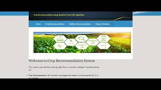 CROP RECOMMENDATION USING RANDOM FOREST