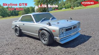 Kyosho Skyline GTR And 1.5k Sub #rc #kyosho #sparetimerc