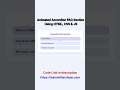 Animated Accordion FAQ Section Using HTML, CSS & JS | Beginner Project #faq #htmlcssjs #webdesign