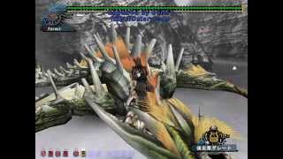 【MHF】幻のドラギュロス　ランスソロ　15分針討伐