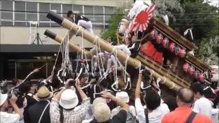 平成28年　尼崎だんじり祭り　山合わせ会場入場