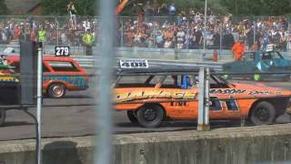 BANGER RACING ALL FORD CORTINA MEETING SWAFFHAM 2012