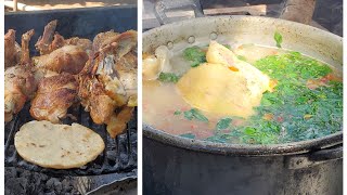 Asi consiento a mi famila con una rica sopa de gallina india y me quedo super rica 😍😍😋😋