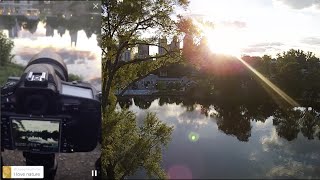 Terry White does a LIVE sunset shoot at Piedmont Park Atlanta