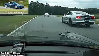 Ed passing a GT4 at RRR