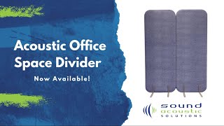 Acoustic Room/Office Space Divider (2 Pack) Partition - Sound Acoustic Solutions NOW AVAILABLE