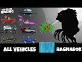 ALL CARS vs RAGNAROK 😱 in Hill Climb Racing