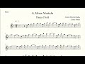 Partitura A ALMA ABATIDA - Harpa Cristã 193 - Flauta Transversal