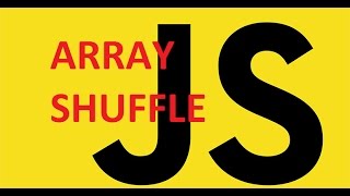 Javascript Array Shuffle by manipulating the sort() method