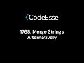 1768 Merge Strings Alternately | LeetCode 1768 | Easy Python Solution Explained #leetcode  #python