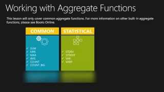 Working with Aggregate Functions in SQL Server