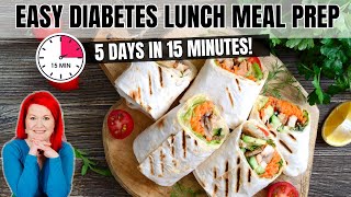 EASY Diabetic Lunch Meal Prep Idea In Less than 15 Minutes | Low Carb Meal Prep