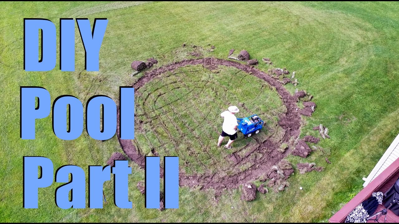 Diy Swimming Pool Part 2 Youtube