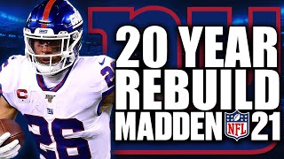 20 Year Rebuild of the New York Giants | Best Player in NFL HISTORY! Madden Franchise