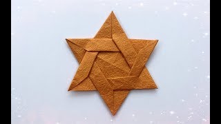 ABC TV | How To Make Star Of David Ornament - Origami Craft Tutorial