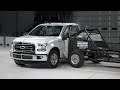 2015 Ford F-150 extended cab side IIHS crash test