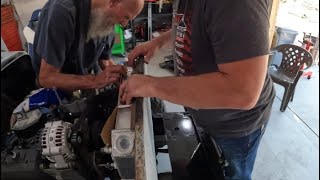 How we made the LS radiator fit.