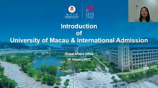 International Admission for AY2022/2023 - University of Macau