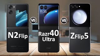 Samsung Galaxy Z Flip 5 vs Motorola Razr 40 Ultra vs Oppo Find N2 Flip