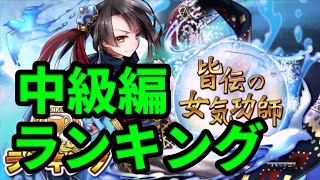 【消滅都市】ランキング～智伝の女気功師　中級編～