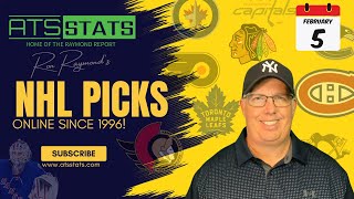 Ron Raymond's Free NHL Picks (2/5/25) Hockey Predictions