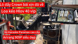 Loa ampli karaoke thanh lý cuối năm siêu rẻ. Lô đẩy bãi Crown xịn đã cấp bến. Bộ karaoke paramax vip