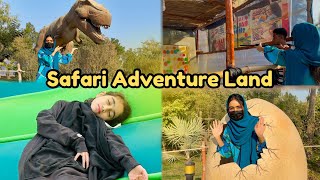 Safari Adventure Land Gaye❤️|Jumbo jumping mai Maryam Behosh hone lagi🥹| Itne Bary Dinosaur’s🦖 😱