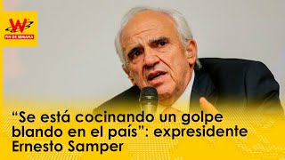 “Se está cocinando un golpe blando en el país”: expresidente Ernesto Samper