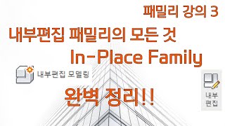 [재편집본] 레빗(Revit) 기본 강좌 시리즈 : 패밀리(Family) Part 3 - 내부 편집 패밀리 완벽 정리