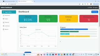 Angular 18 Free Admin Dashboard Template Working Demo