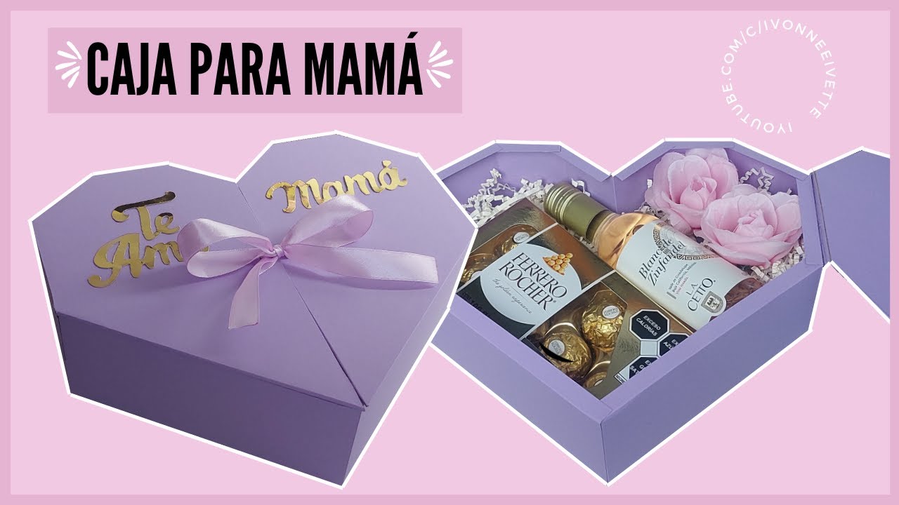 CAJA Para El DÍA DE LAS MADRES Accesible Y Creativo || Manualidad ...