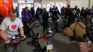 Pulse Spin Studio Hill Climb at the YMCA Sweat For Strong Kids Charity Cycling event