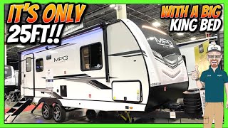 Under 26ft with King Bed, Slide, \u0026 ½ Ton Towable! 2024 MPG 2100RB Travel Trailer by Cruiser RV