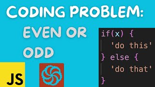 Beginner Coding Challenge - Even or Odd