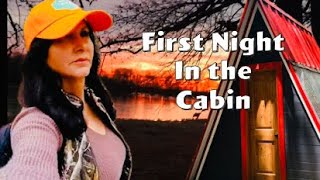 My First Night Alone in the Cabin. #Alone #cabin #spendthenight