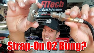 Fuel Injection Conversion, Part 5:  O2 Sensor Install with No Welding!  FiTech