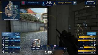 GAMBIT NAFANY CRAZY 4k vs. virtus.pro @OVERPASS |  GF IEM Katowice 2021