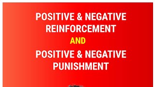 Under Sports Psychology 1) Positive & Negative Reinforcement, &   2) Positive & Negative Punishment.