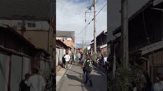 御坊祭り　本祭　新町中組宮入り直前　2024.10.5